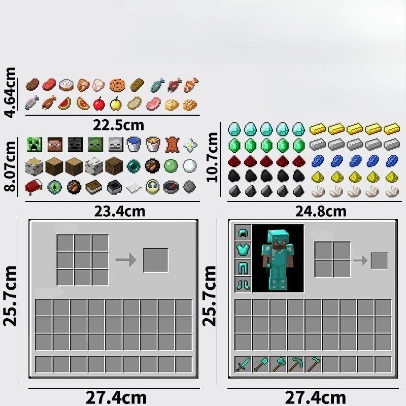 Minecraft™ Adventure Magnets for Home Decor™